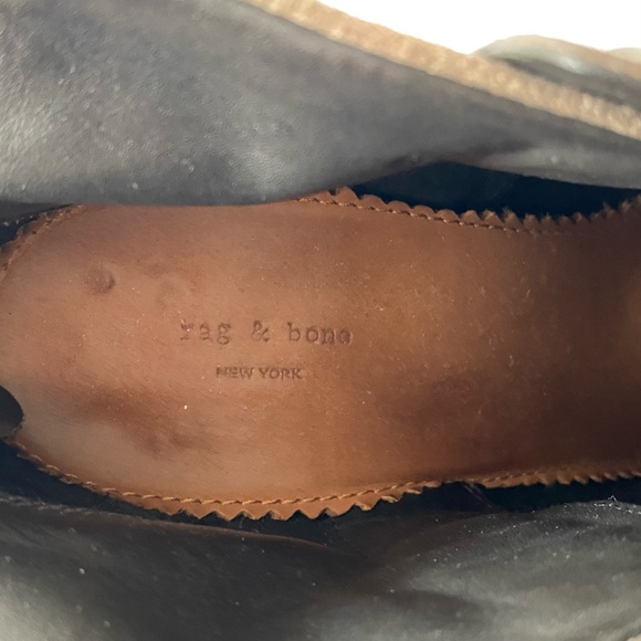 Rag & Bone Alwyn studded taupe ankle booties, 39 - Picture 2 of 6